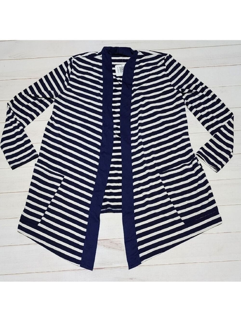 Shiela Rose Women's Striped Cardigan Medium - New With Tags